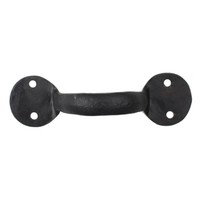 Smeedijzeren handgreep rond 105mm