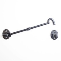 Gietijzeren deurhaak zwart gelakt 220mm