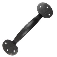 Smeedijzeren handgreep rond 203mm