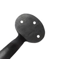 Smeedijzeren handgreep rond 203mm