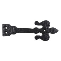 Gietijzeren sierscharnier fleur-de-lis 140mm