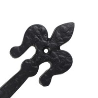 Gietijzeren sierscharnier fleur-de-lis 140mm