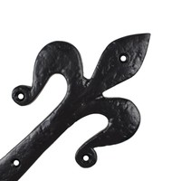 Gietijzeren sierscharnier fleur-de-lis 285mm