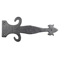 Gietijzeren sierscharnier fleur-de-lis 320mm