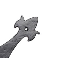 Gietijzeren sierscharnier fleur-de-lis 320mm