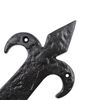 Gietijzeren sierscharnier fleur-de-lis 252mm