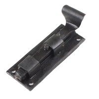 Smeedijzeren deurgrendel visstaart recht 100mm