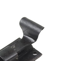 Smeedijzeren deurgrendel visstaart recht 100mm