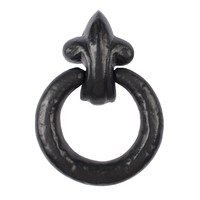 Massief ijzeren deurklopper ring
