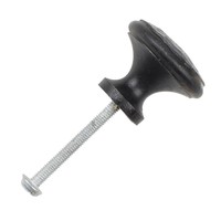 Gietijzeren kastdeurknop 32mm