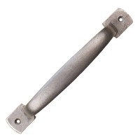 Gietijzeren rustieke greep D 203mm - blank gelakt