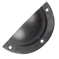 Gietijzeren komgreep blank - 93mm