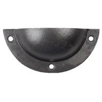 Gietijzeren komgreep blank - 93mm