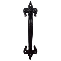 Gietijzeren klinkstel fleur-de-lis - 238mm