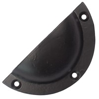 Gietijzeren komgreep zwart - 93mm