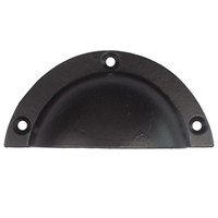 Gietijzeren komgreep zwart - 93mm