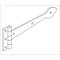 Gietijzeren scharnier Speer 275 mm