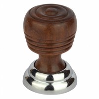 Houten meubelknop bruin