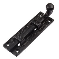 Gietijzeren deurgrendel knop 105mm