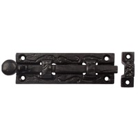 Gietijzeren deurgrendel knop 105mm