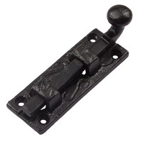 Gietijzeren deurgrendel knop 85mm