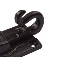 Gietijzeren deurgrendel krul 105mm