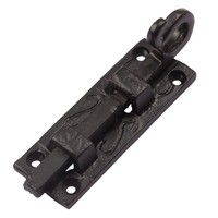 Gietijzeren deurgrendel krul 85mm