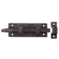 Gietijzeren deurgrendel krul 85mm