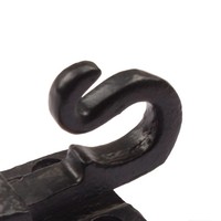 Gietijzeren deurgrendel krul 85mm