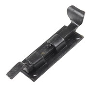 Smeedijzeren deurgrendel visstaart gebogen 123mm