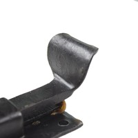 Smeedijzeren deurgrendel visstaart gebogen 123mm