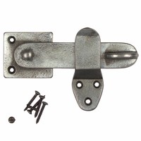 Smeedijzeren privacy grendel - Pewter
