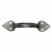 Smeedijzeren handgreep punt 105mm - Pewter