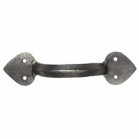 Smeedijzeren handgreep punt 153 mm - Pewter