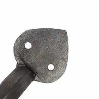 Smeedijzeren handgreep punt 153 mm - Pewter
