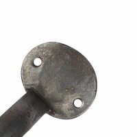 Smeedijzeren handgreep rond 153mm - Pewter