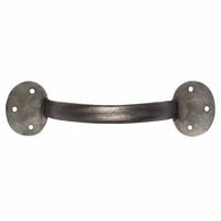 Smeedijzeren handgreep rond 203mm - Pewter