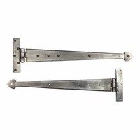 Smeedijzeren scharnier punt 460mm - Pewter