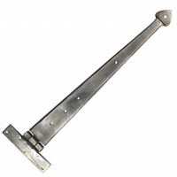 Smeedijzeren scharnier punt 460mm - Pewter