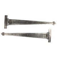 Smeedijzeren scharnier punt 605mm - Pewter