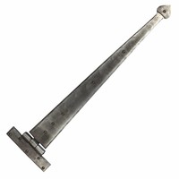 Smeedijzeren scharnier punt 605mm - Pewter