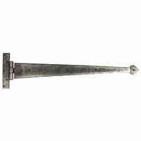 Smeedijzeren scharnier punt 605mm - Pewter