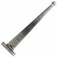 Smeedijzeren scharnier rond 605mm - Pewter