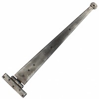 Smeedijzeren scharnier rond 605mm - Pewter