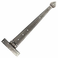 Smeedijzeren scharnier punt 380mm - Pewter