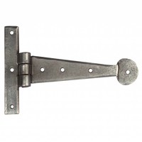 Smeedijzeren scharnier rond 153mm - Pewter