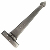 Smeedijzeren scharnier punt 305mm - Pewter