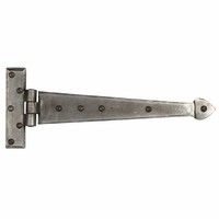 Smeedijzeren scharnier punt 305mm - Pewter