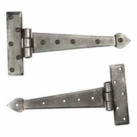 Smeedijzeren scharnier punt 235mm - Pewter