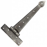 Smeedijzeren scharnier punt 235mm - Pewter